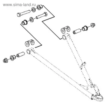 Втулки А-образного рычага, Ski-doo, OEM 505072208, 250000291, 505072143, 505072634, 503189564