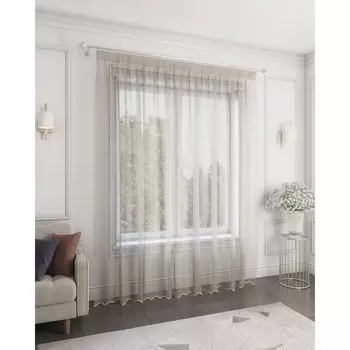 Вуаль, размер 300x260 см, цвет бежевый