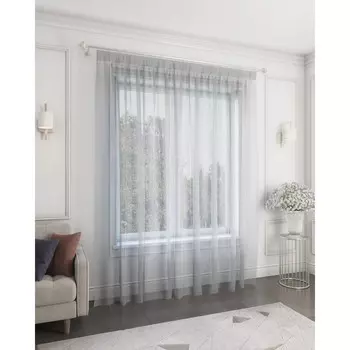 Вуаль, размер 300x260 см, цвет серый