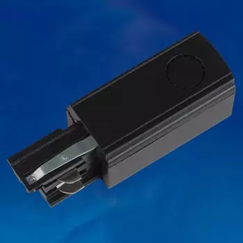 Ввод питания для шинопровода. Uniel. Трёхфазный. Левый. IP20, цвет чёрный