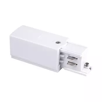 Ввод питания для трёхфазного шинопровода, левый Elektrostandard, цвет белый