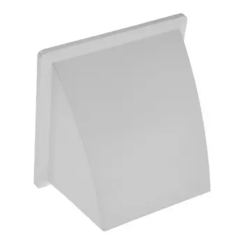 Выход стенной "ВИЕНТО" 100ВСП, 175 х 175 мм, d=100 мм, с обратным клапаном, белый