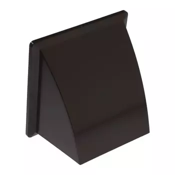 Выход стенной "ВИЕНТО" 125ВСП, 170 х 170 мм, d=125 мм, с обратным клапаном, коричневый