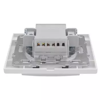 Выключатель 1-кл. СП Минск 10А IP20 с индикатором бел. Basic EKF ERV10-121-10