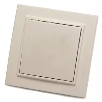 Выключатель 1-клавишный, STEKKER серия Эрна, PSW10-9003-02, слоновая кость