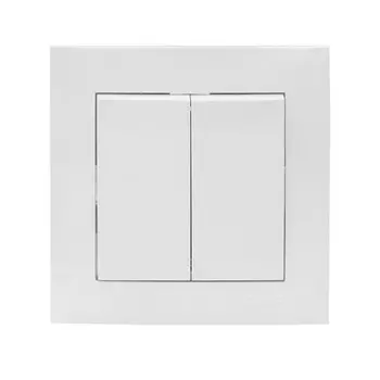 Выключатель 2-кл. СП Валенсия 10А IP20 бел. PROxima EKF EWV10-023-10