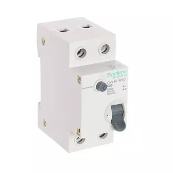 Выключатель авт. диф. АВДТ SE City9 Set, 1P+N, С, 20 А, 4.5 kA, 30 мА, АС, 230 В