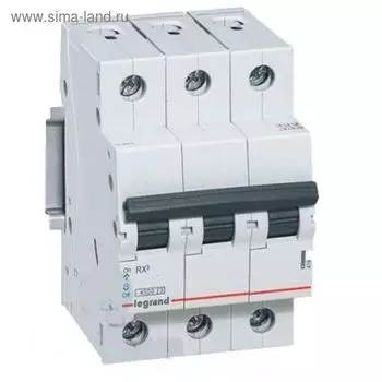 Выключатель авт. Legrand, 3 п, C 50 А, RX3, 4. 5 кА 419713