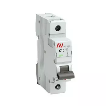 Выключатель автоматический EKF mcb6-1-10C-av 1п, 10А, 6кА