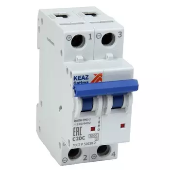 Выключатель автоматический КЭАЗ 261232 2п, 10А,