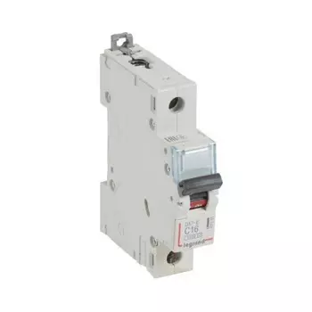Выключатель автоматический модульный 1п C 16А 6кА DX3-E 6000 1мод. 230/400В Leg 407263
