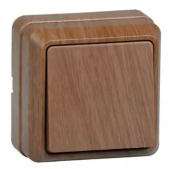 Выключатель IEK "ОКТАВА" EVO10-K04-10-DC, 1 кл., ОП, 10А, дуб, ВС20-1-0-ОД