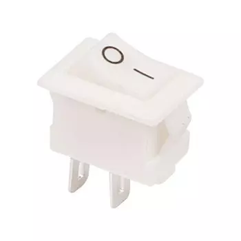 Выключатель клавишный 250В 3А (2с) ON-OFF бел. Micro (RWB-101) Rexant 36-2012