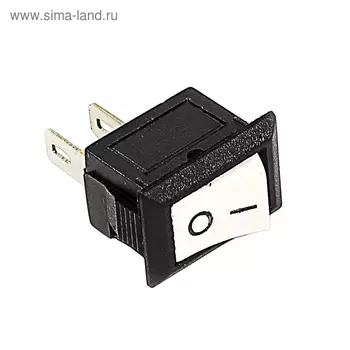 Выключатель клавишный REXANT RWB-101, 250 В, 3А (2с), ON-OFF, Micro, белый