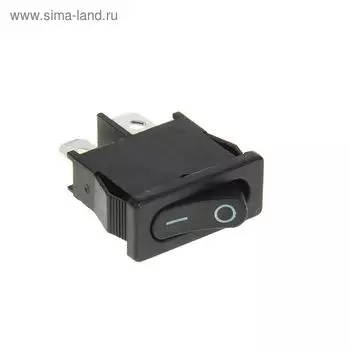 Выключатель клавишный REXANT RWB-103, 250 В, 6А (2с), ON-OFF, Mini, черный