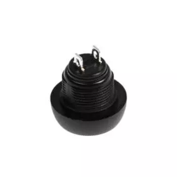 Выключатель-кнопка, 250 В, 1 А, ON-OFF, 2с, d=12 мм, без фиксации, красная