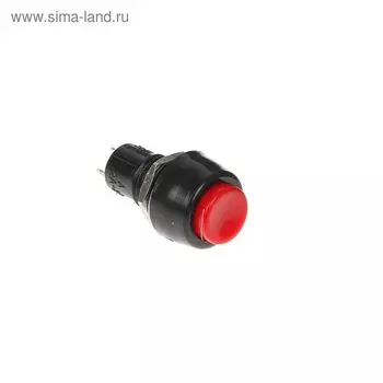 Выключатель-кнопка REXANT PBS-20А, 250 В, 1А (2с), ON-OFF, Micro, красная