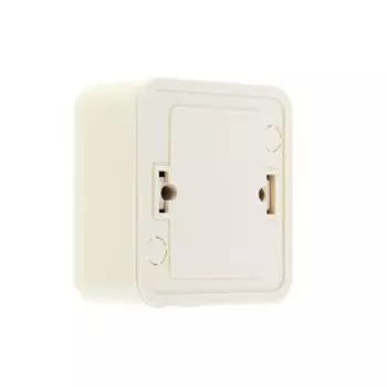 Выключатель "Кунцево" тима 8033, 10 А, 250 В, 2 клавиши, цвет слоновая кость