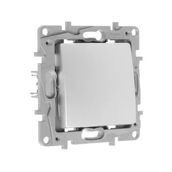 Выключатель Legrand Etika, 1 клавиша, автоматические клеммы, 10 A, 250 В, алюминий