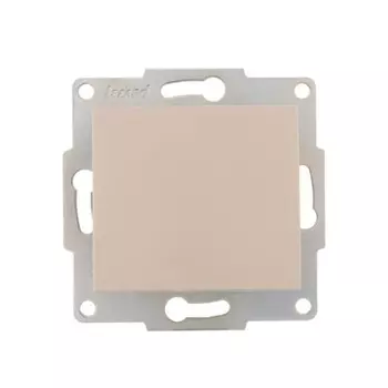 Выключатель LEZARD 707-0388-100 Karina, СП, 10А, 1 клавиша, цвет кремовый