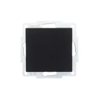 Выключатель LEZARD 742-4288-100 Vesna, СП, 1 клавиша, цвет чёрный