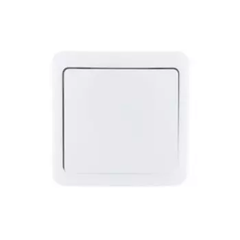 Выключатель LEZARD 751-0200-100 Viola, ОП, 10А, 1 клавиша, цвет белый