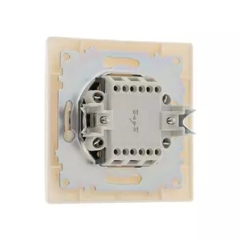 Выключатель Luazon Lighting "Антей", 10 А, 1 клавиша, скрытый, белый