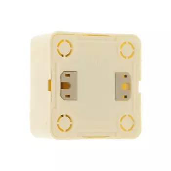 Выключатель Luazon Lighting "Лига", 10 А, 1 клавиша, накладной, бежевый