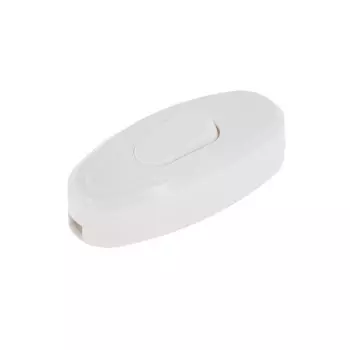 Выключатель на шнур 6 А, 250 В, белый