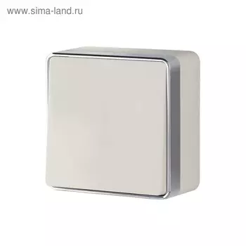 Выключатель одноклавишный Gallant WL15-01-01-ivory, цвет слоновая кость