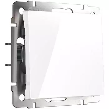 Выключатель одноклавишный проходной WL01-SW-1G-2W, белый