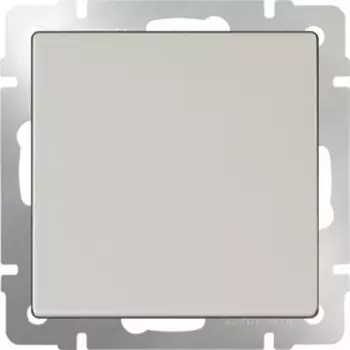Выключатель одноклавишный проходной WL03-SW-1G-2W, цвет слоновая кость
