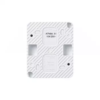 Выключатель SchE ATN540151 Profi54, ОП, 10A, 2 клавиши, цвет белый