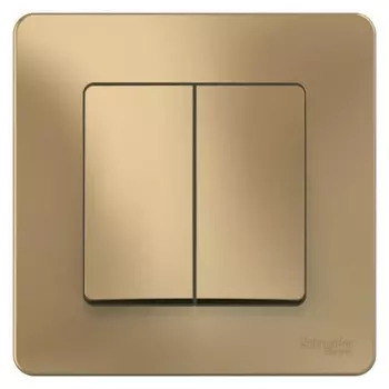 Выключатель SchE BLNVS010504 Blanca, СП, 10А, 250В, 2 клавиши