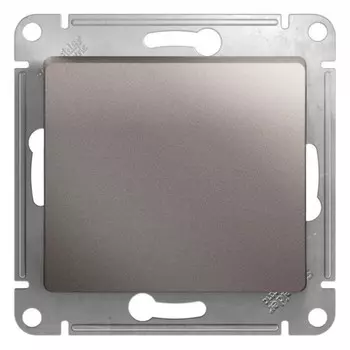 Выключатель SchE GSL001211 Glossa, СП, 10А, 1 клавиша, платина