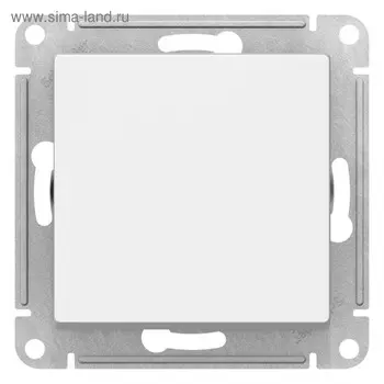 Выключатель SE ATLASDESIGN, 10 А, 1 клавиша, сх.1, механизм, белый