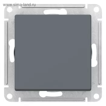 Выключатель SE ATLASDESIGN, 10 А, 1 клавиша, сх.1, механизм, цвет грифель