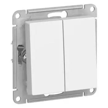 Выключатель SE ATLASDESIGN, 10 А, 2 клавиши, IP20, скрытый, белый, ATN000151