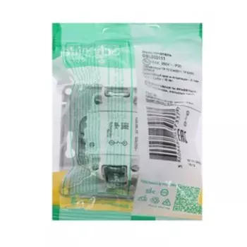 Выключатель SE Glossa, 10 А, 1 клавиша, IP20, скрытый, белый, GSL000111