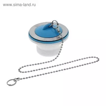 Выпуск "АНИ Пласт" M106, 1 1/2", с нержавеющей сеткой и пробкой с цепочкой