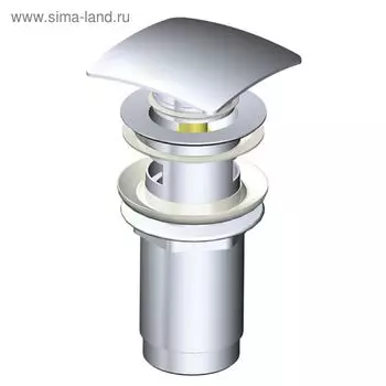 Выпуск автоматический Alcaplast A393, для раковины, 5/4", с квадратной заглушкой