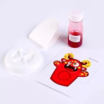 Выращивание кристаллов. Монстрики «Красный монстрик»