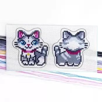 Вышивка крестиком, игрушка «Самый красивый котёнок». Набор для творчества