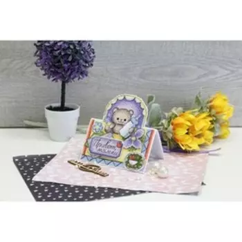 Вышивка «Открытка. Рождение малыша»