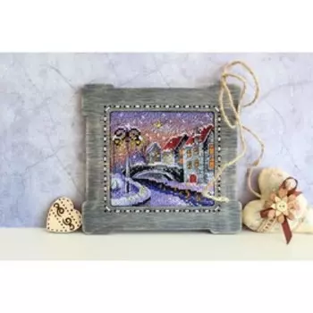 Вышивка «Зимний город»