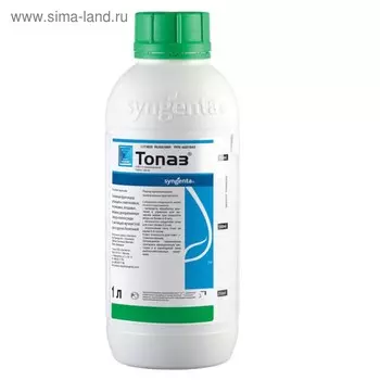 Высокоэффективный фунгицид "Топаз" КЭ, для контроля мучнистой росы, 1 л