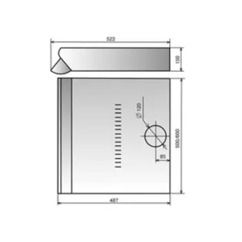 Вытяжка Elikor Europa 50П-290-П3Л, плоская, 290 м3/ч, 3 скорости, 50 см, белая
