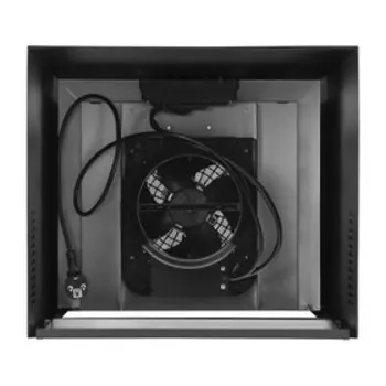 Вытяжка HOMSair PHLOX Push 40, телескопическая, 700 м3/ч, 3 скорости, 40 см, чёрная