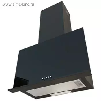 Вытяжка Körting KHC 65330 GN, каминная, 550 м3/ч, 3 скорости, 60 см, чёрная