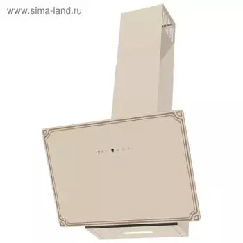 Вытяжка Körting KHC 69059 RGB, наклонная, 950 м3/ч, 5 скоростей, 60 см, бежевая